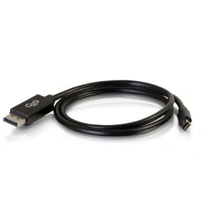 1m Mini DisplayPort Male to DisplayPort Male Adapter Cable 4K 30Hz Black